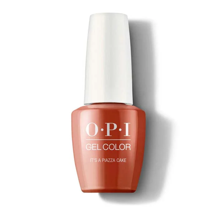 nail polish sprint red-OPI GelColor Gel Polish GCV26 (15ml) Its a Piazza Cake