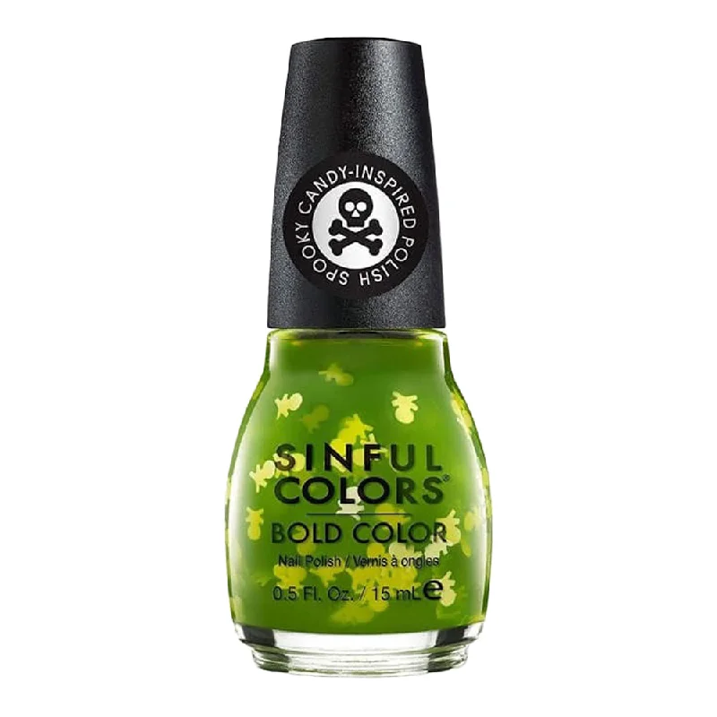 nail polish smoke curl-SinfulColors Bold Color Nail Polish 15.0ml 2724 SOUR APPLE KILLER