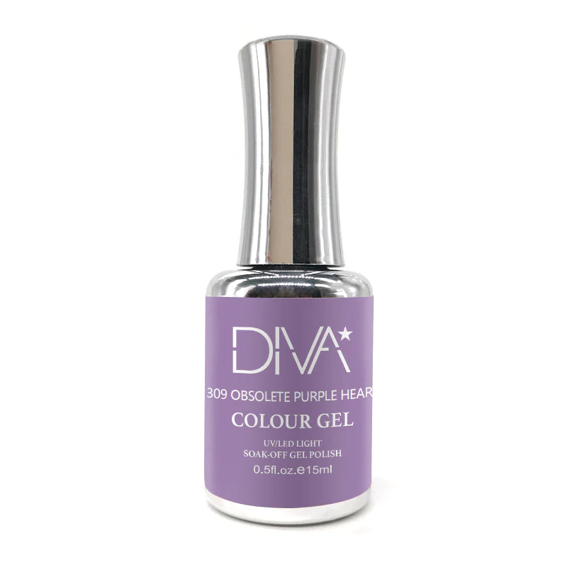 nail polish torch light-DIVA 309 - Obsolete Purple Heart