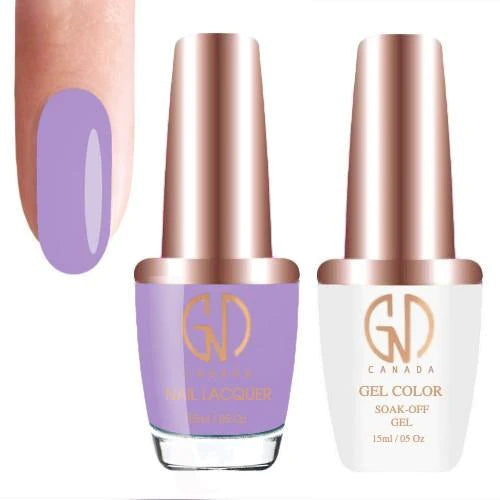 nail polish stalactite drip-GND Duo Gel & Lacquer 111 Pastel Le Violette