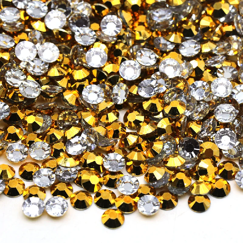 Nail rhinestone sleek ends-Treasure Chest Aurum Jelly Rhinestones