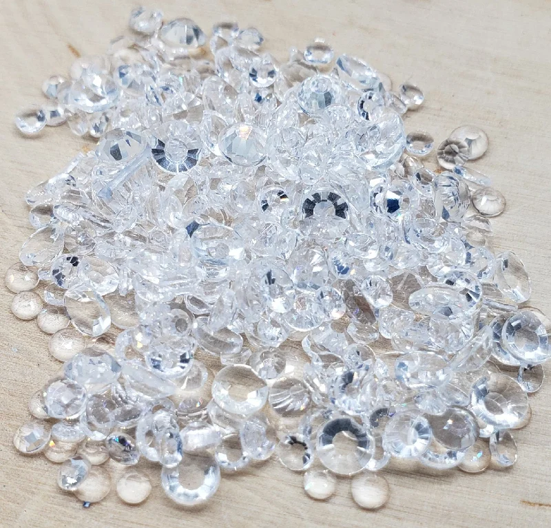 Nail rhinestone flush backs-Transparent Clear Glass Round Flat Back Rhinestones