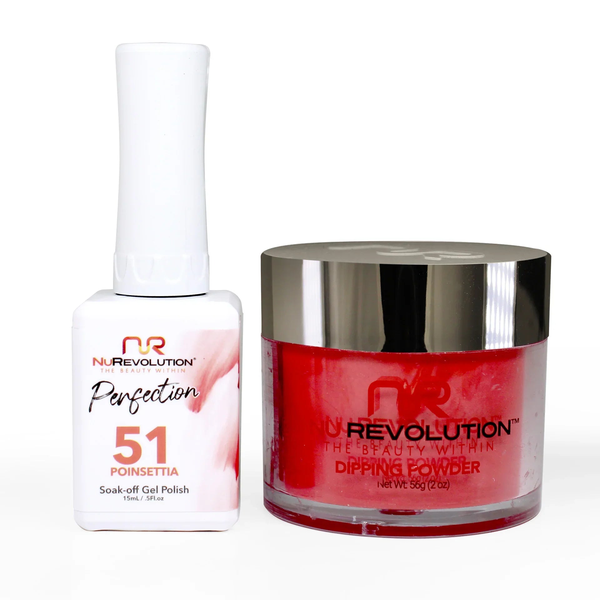 nail polish stats sheet-NuRevolution Perfection 051 Poinsettia