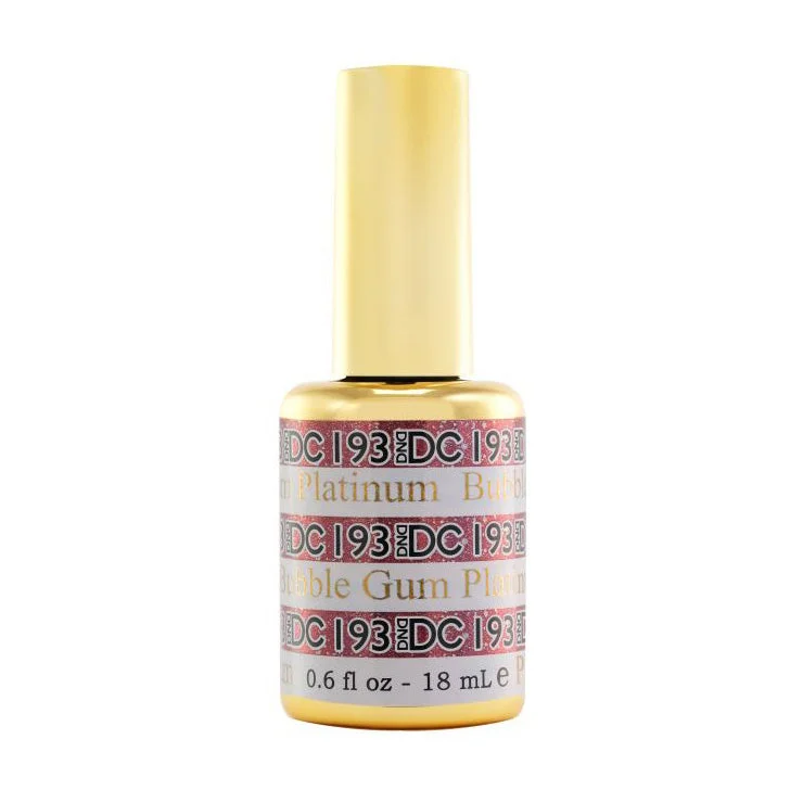 nail polish dusk orbit-DND #193 DC Platinum Gel Polish (18ml) Bubble Gum Platinum