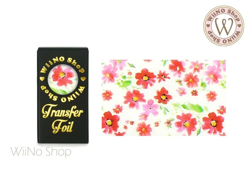 Nail art decoration market-Flower Nail Transfer Foil (FL-06)