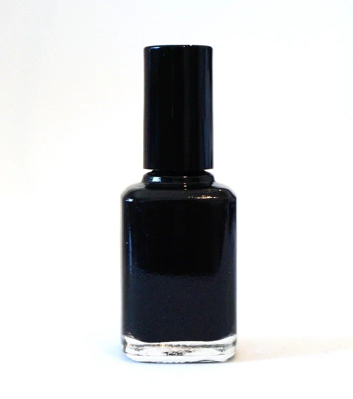 nail polish osprey dive-Black Hat - black creme polish