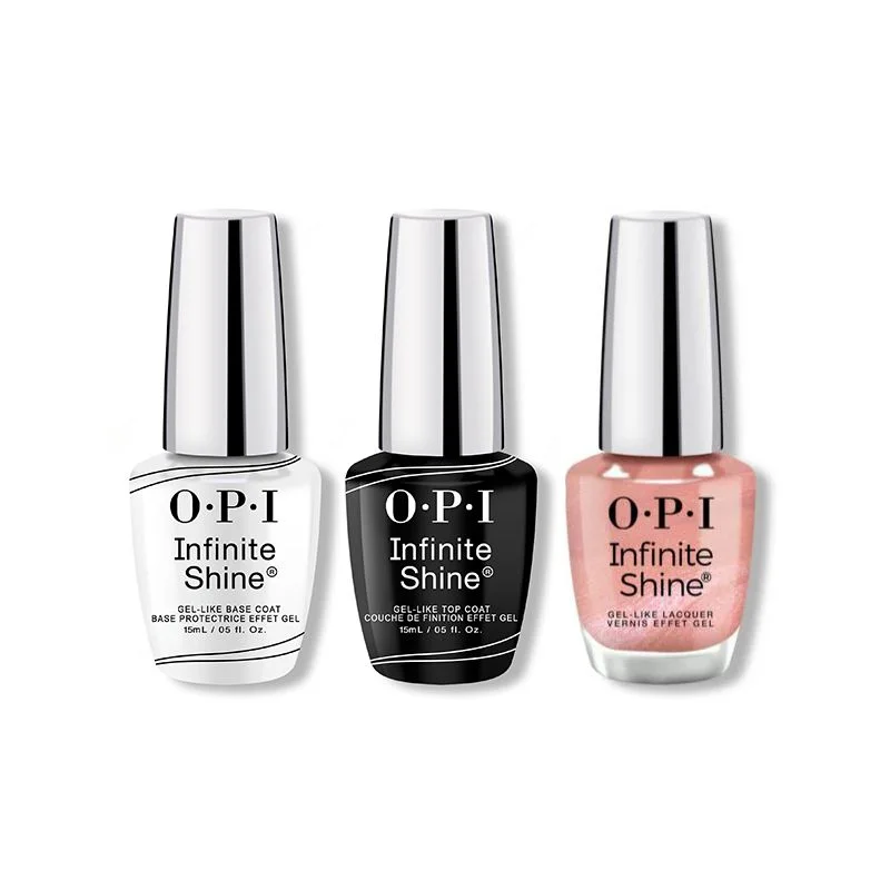 nail polish lantern beam-OPI - Infinite Shine Combo - Base, Top & Werkin' Shine To Five