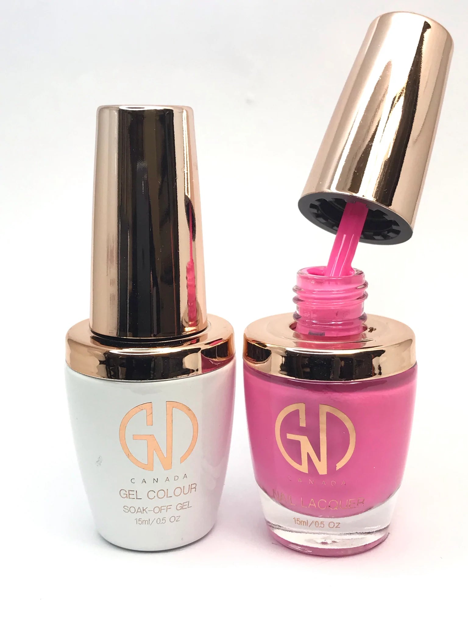 nail polish chimney soot-GND Duo Gel & Lacquer 064 Oh So Rosey