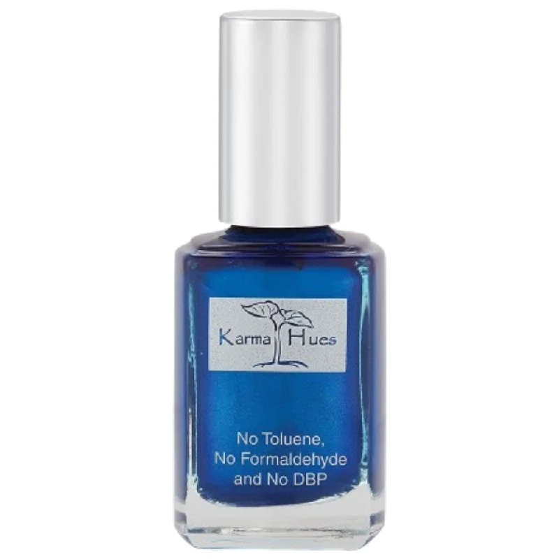 nail polish tuxedo black-Karma Naturals Nail Polish Sapphire Beach