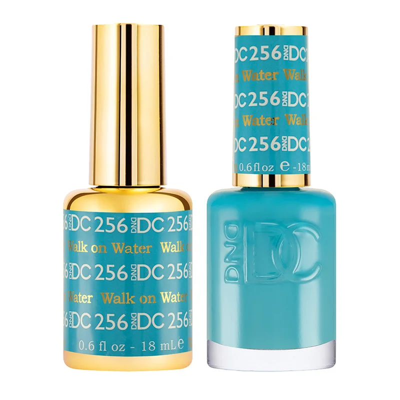 nail polish lunar tide-DND #256 DC Gel Polish & Lacquer Duo (15ml) Walk on Water