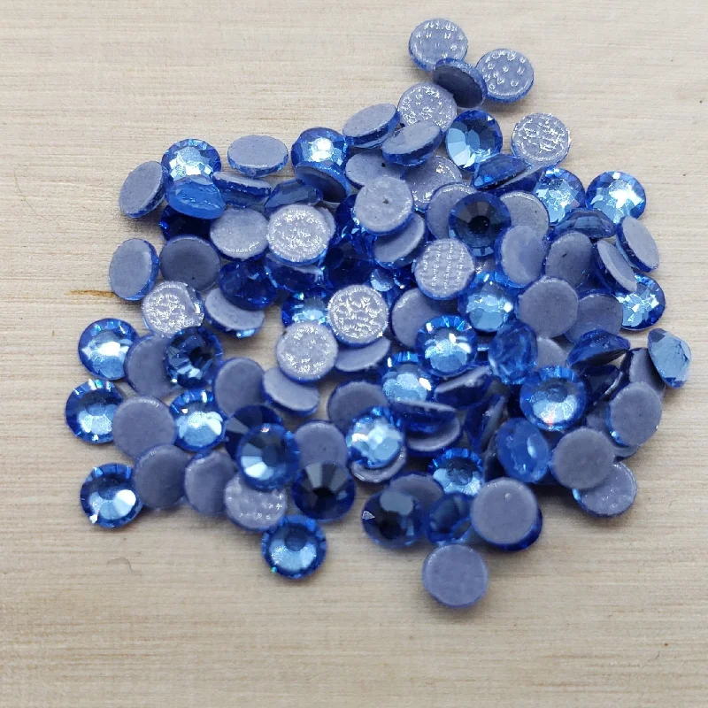 Nail rhinestone wind vibes-Lt Sapphire Hot Fix Rhinestones