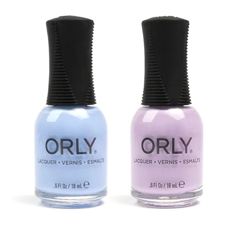 nail polish classical gold-Orly - Nail Lacquer Combo - Bleu Iris & Provence At Dusk