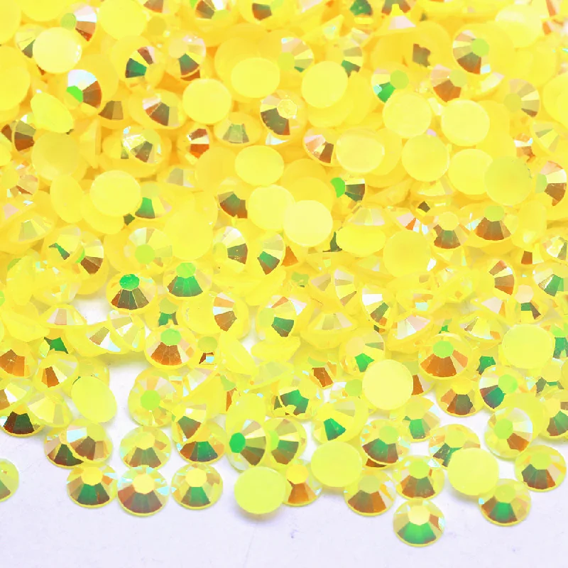 Nail rhinestone rock effects-The Sunflower Jelly Rhinestones