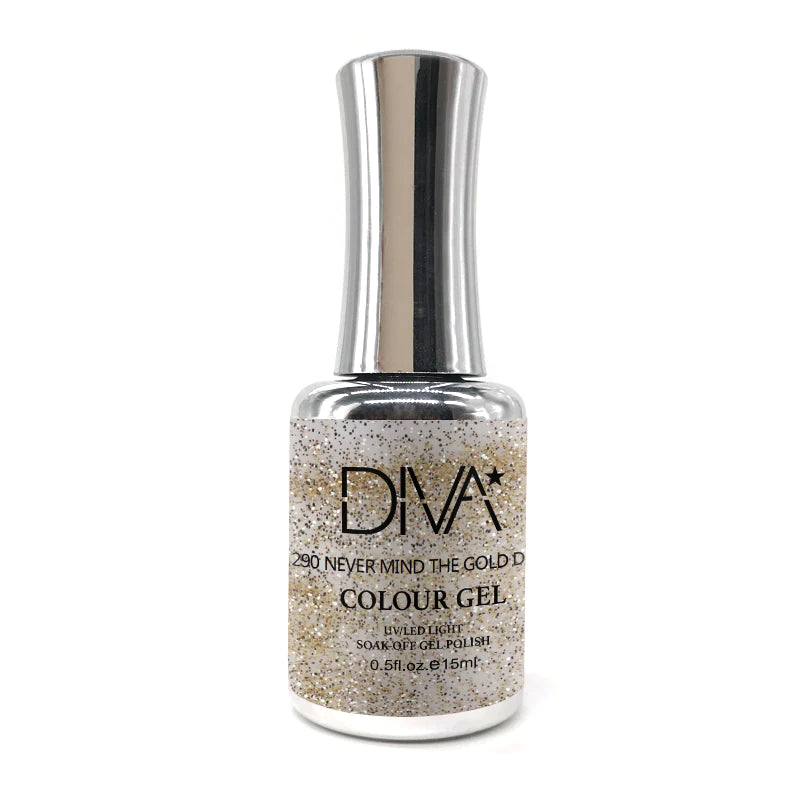 nail polish gravity pull-DIVA 290 - Never Mind The Gold Dust