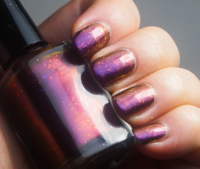 nail polish samurai steel-Flying Dragon - OG UP - purple/red multichrome (Limited Edition)  OOS - DISCONTINUED