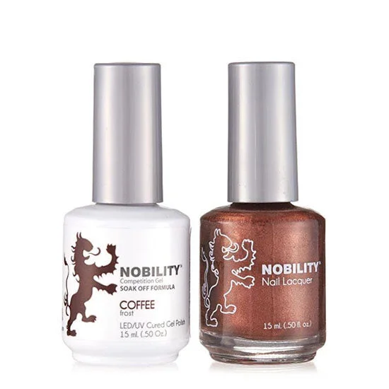 nail polish lava cool-LeChat Nobility Gel & Lacquer Duo NBCS023 Coffee