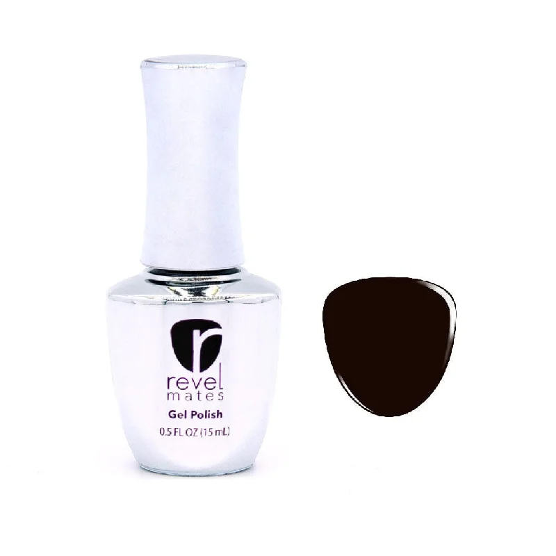 nail repair with base-packed gel-G251 All-Nighter Black Crème Gel Polish