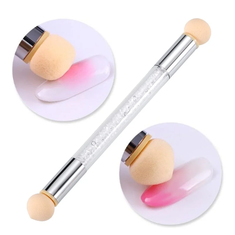 nail repair for quick touch-ups-1Pc Ombre Double-ended Shading Sponge