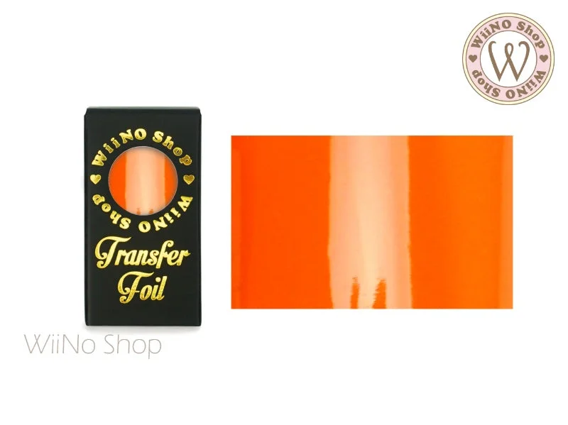 Nail art decoration heavenly-Orange Solid Color Nail Transfer Foil (SC-04)