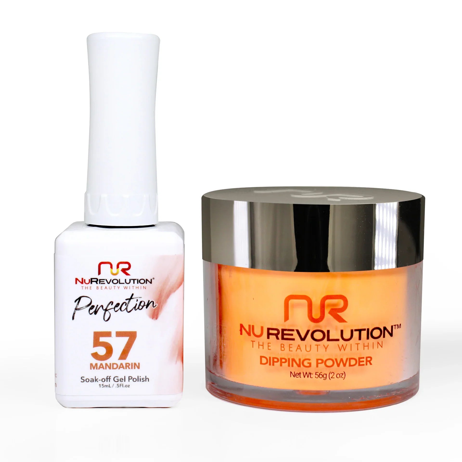 nail polish shin guard-NuRevolution Perfection 057 Mandarin