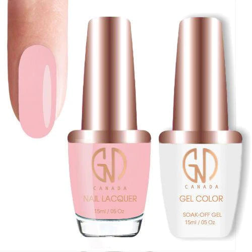 nail polish zodiac glow-GND Duo Gel & Lacquer 034 D Brides Maid