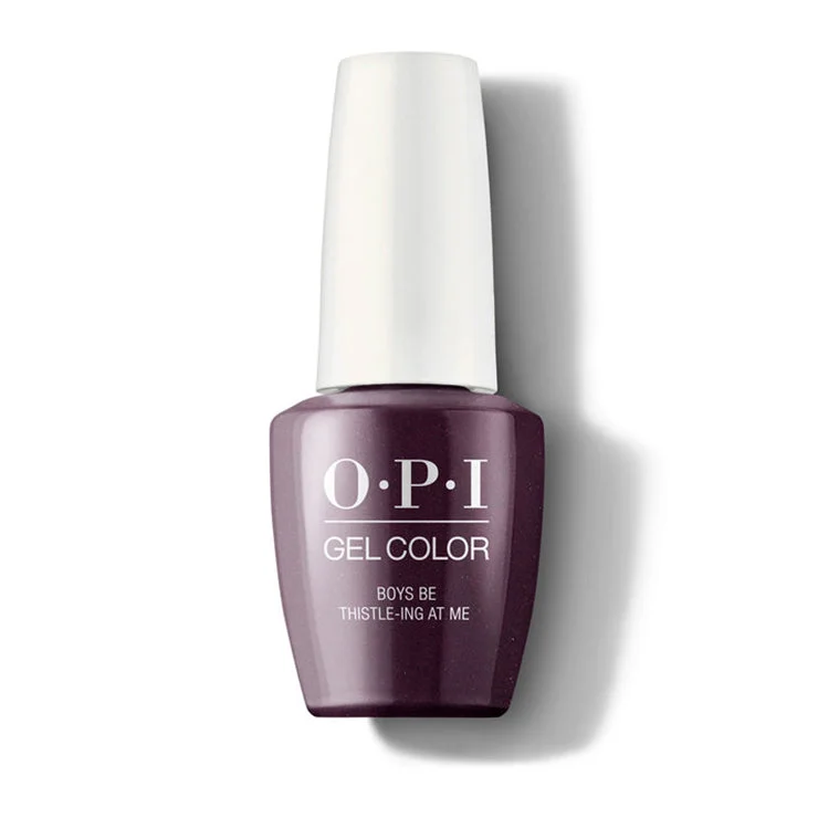 nail polish discus throw-OPI GelColor Gel Polish GCU17 (15ml) Boys be Thistle-ing at Me