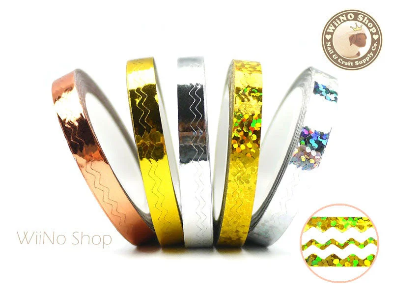 Nail art decoration tester-6mm Chevron Nail Art Striping Tapes Line