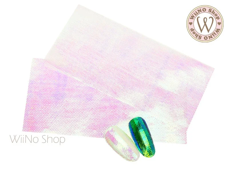 Nail art decoration pioneer-Textured Rainbow Film Nail Art Decoration - 2 pcs