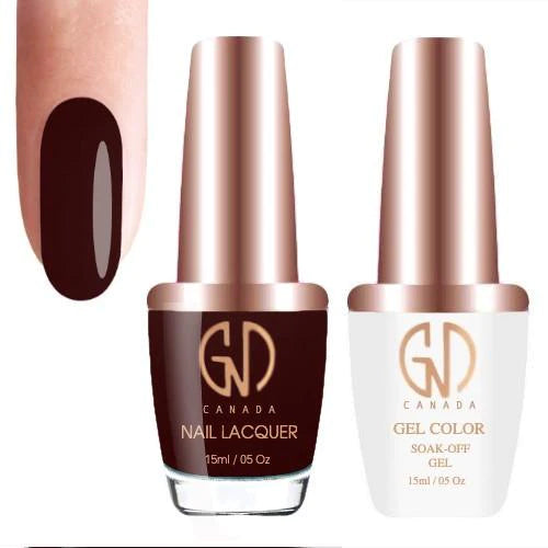 nail polish shadow flicker-GND Duo Gel & Lacquer 152 Brazilionair