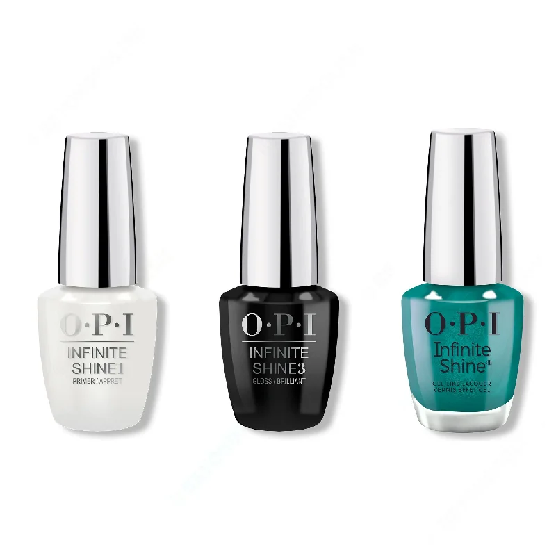 nail polish shimmer fine-OPI - Infinite Shine Combo - Base, Top & Cos-mo Money