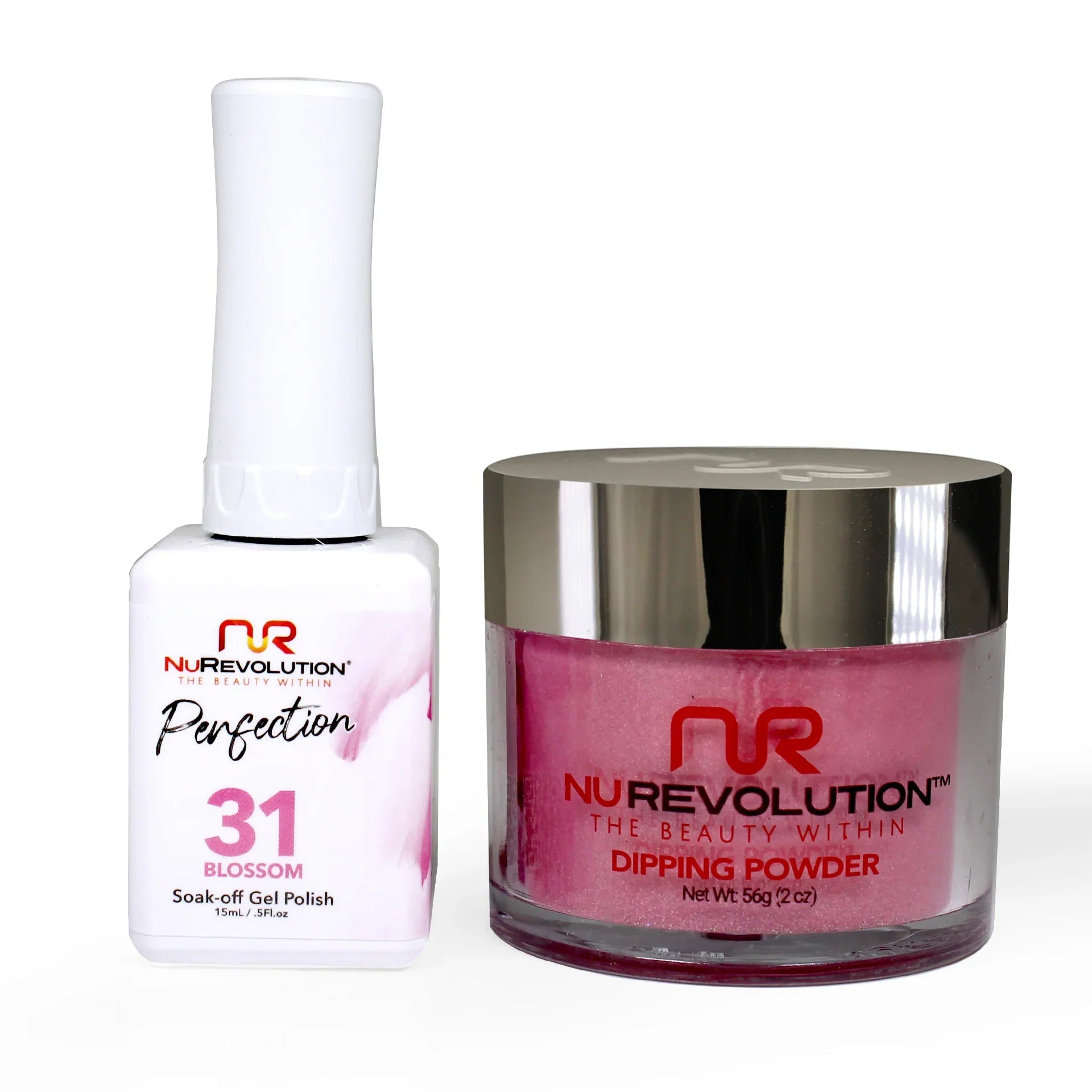 nail polish ritual red-NuRevolution Perfection 031 Blossom