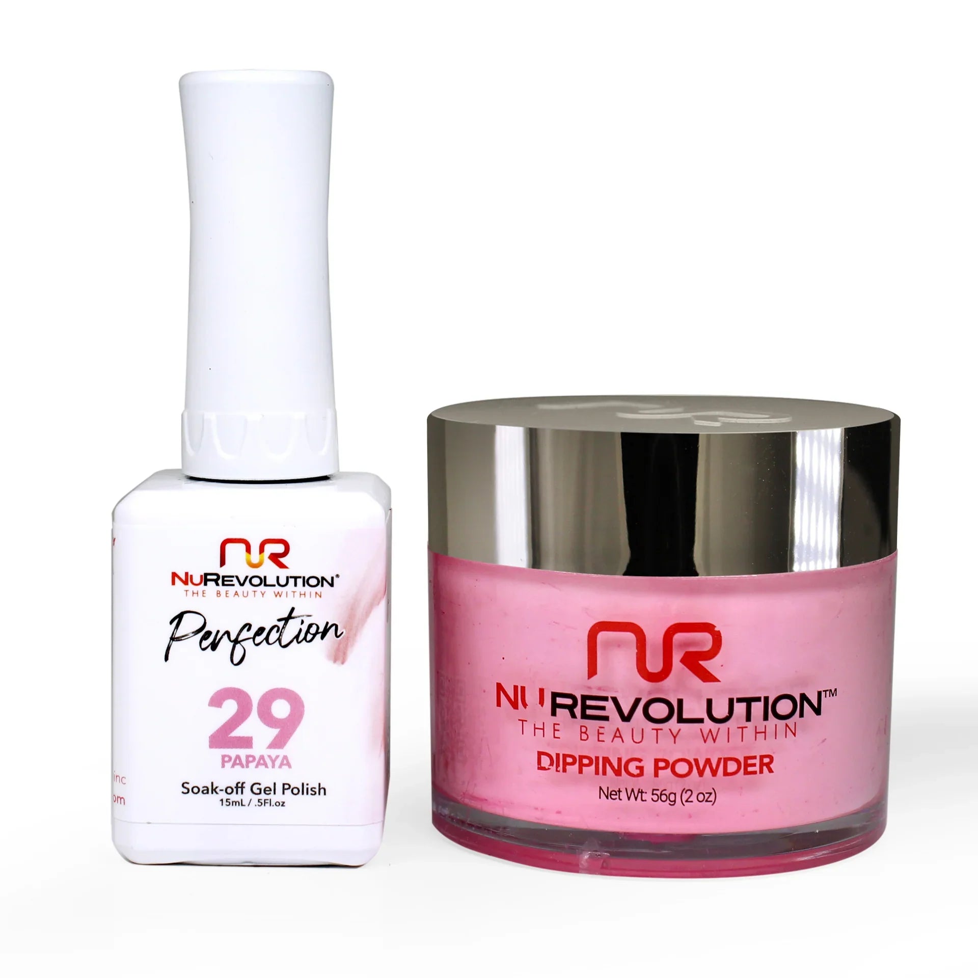 nail polish candle flame-NuRevolution Perfection 029 Papaya