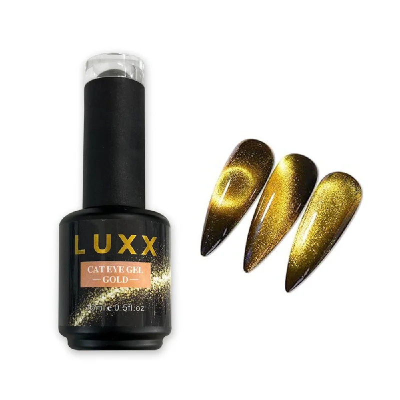 nail polish banner wave-LUXX Cat Eyes Gel Polish 15ml (Gold)