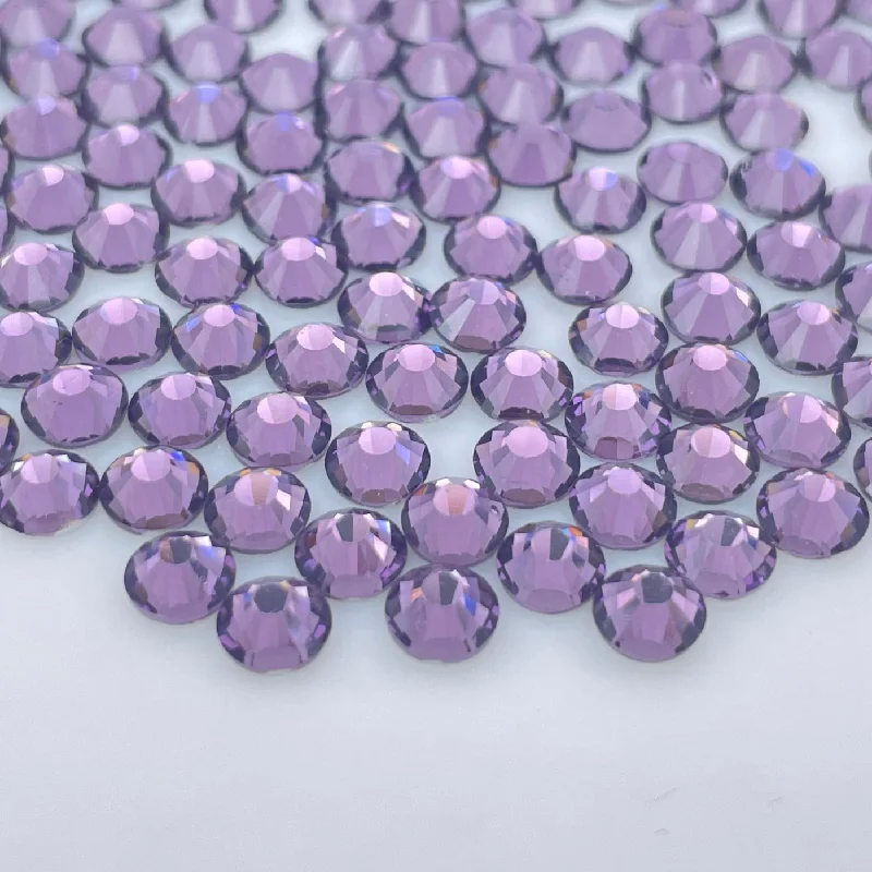 Nail rhinestone joyous styles-Violet Glass Rhinestones