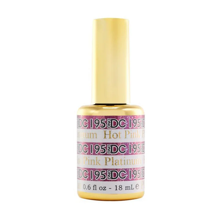 nail polish dawn orbit-DND #195 DC Platinum Gel Polish (18ml) Hot Pink Platinum