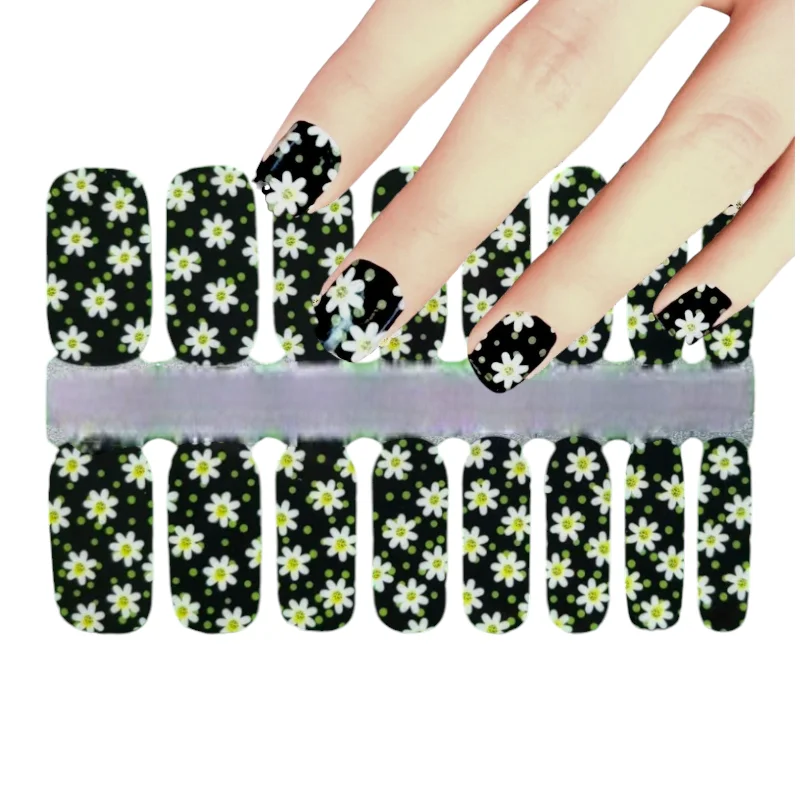 nail repair with hydrating-packed polish-Daisy Flowers