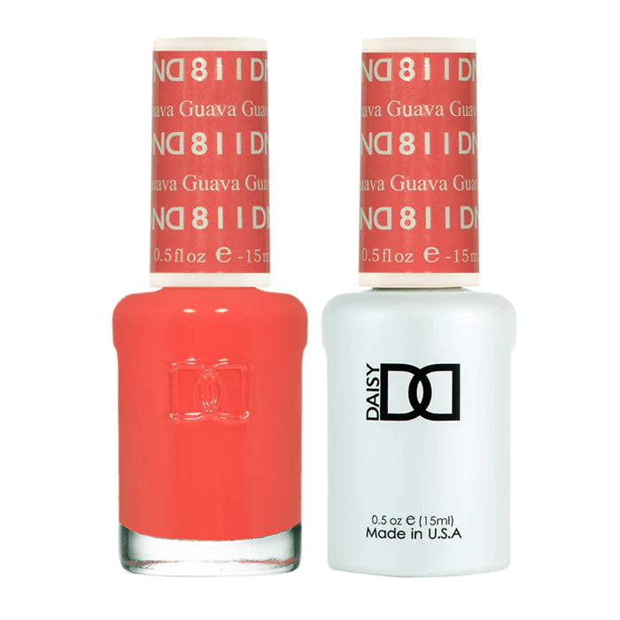 nail polish pollen dust-DND Duo - Guava - 811