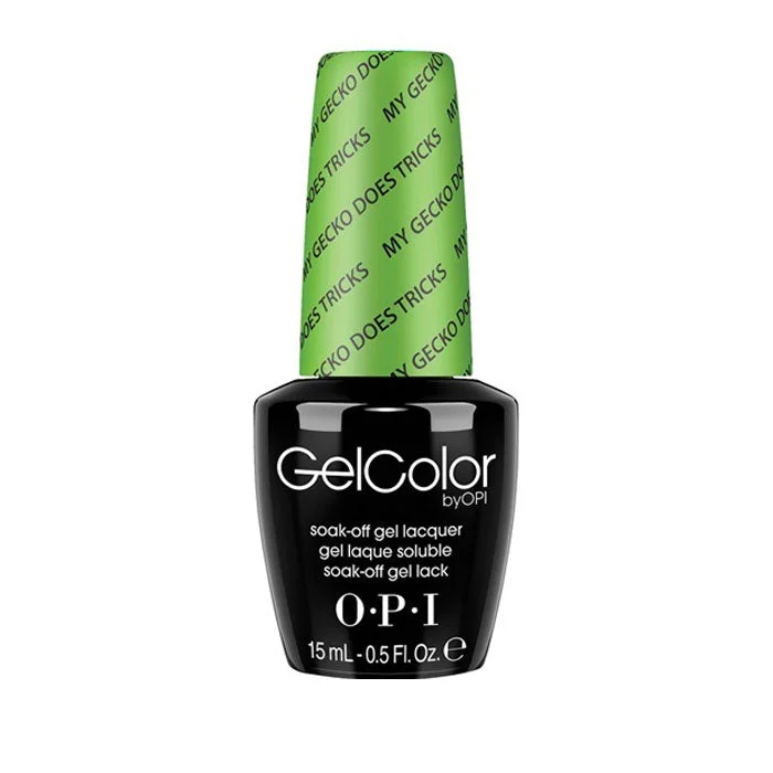 nail polish cooldown blue-OPI GelColor Gel Polish GCH66 (15ml) My Gecko Does Tricks