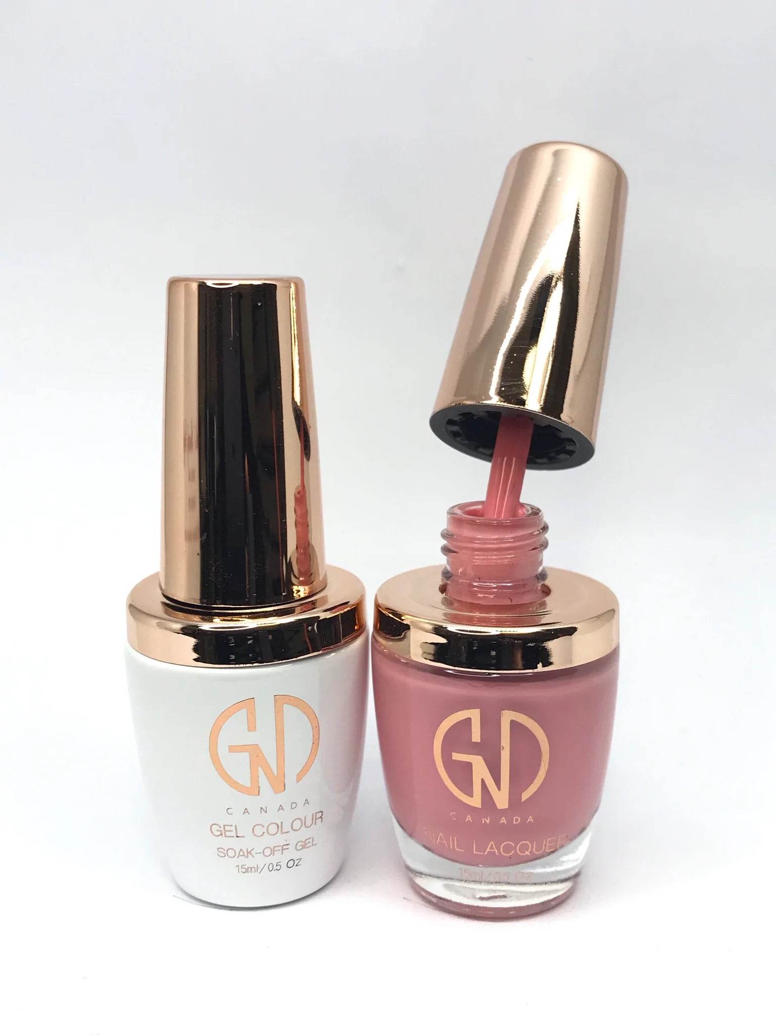 nail polish northern sky-GND Duo Gel & Lacquer 056 Corally Pinking