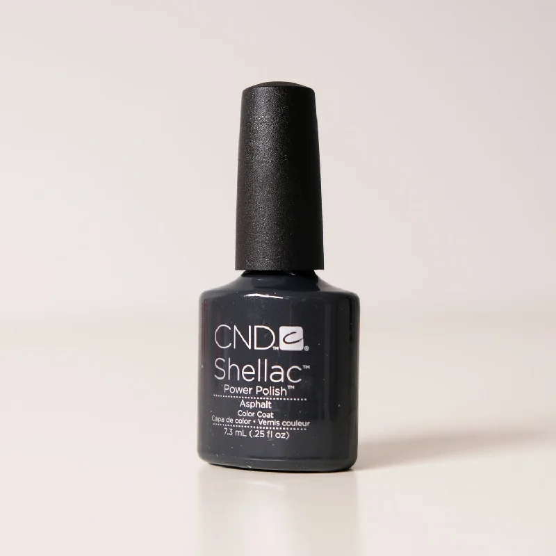 nail polish cave mouth-CND Shellac - Asphalt (Gel Polish 7.3ml)