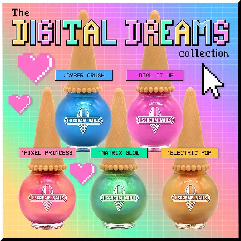 nail polish twilight mist-I Scream Nails - Digital Dreams 5pc Collection