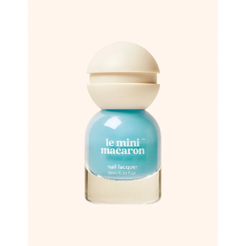 nail polish fog blanket-Le Mini Macaron - Nail Polish - Blue Vanilla