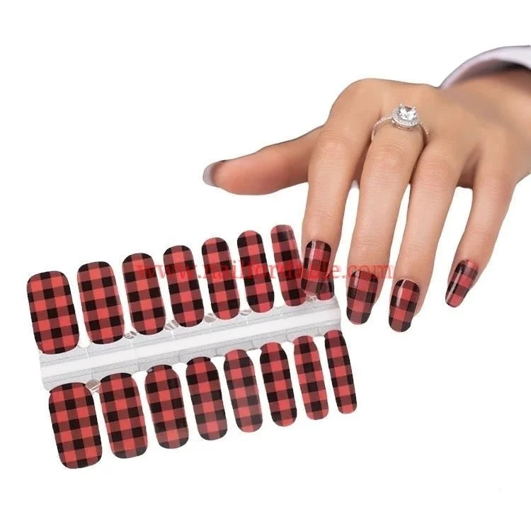 nail repair for nail repair monthly care kit-Buffalo plaid