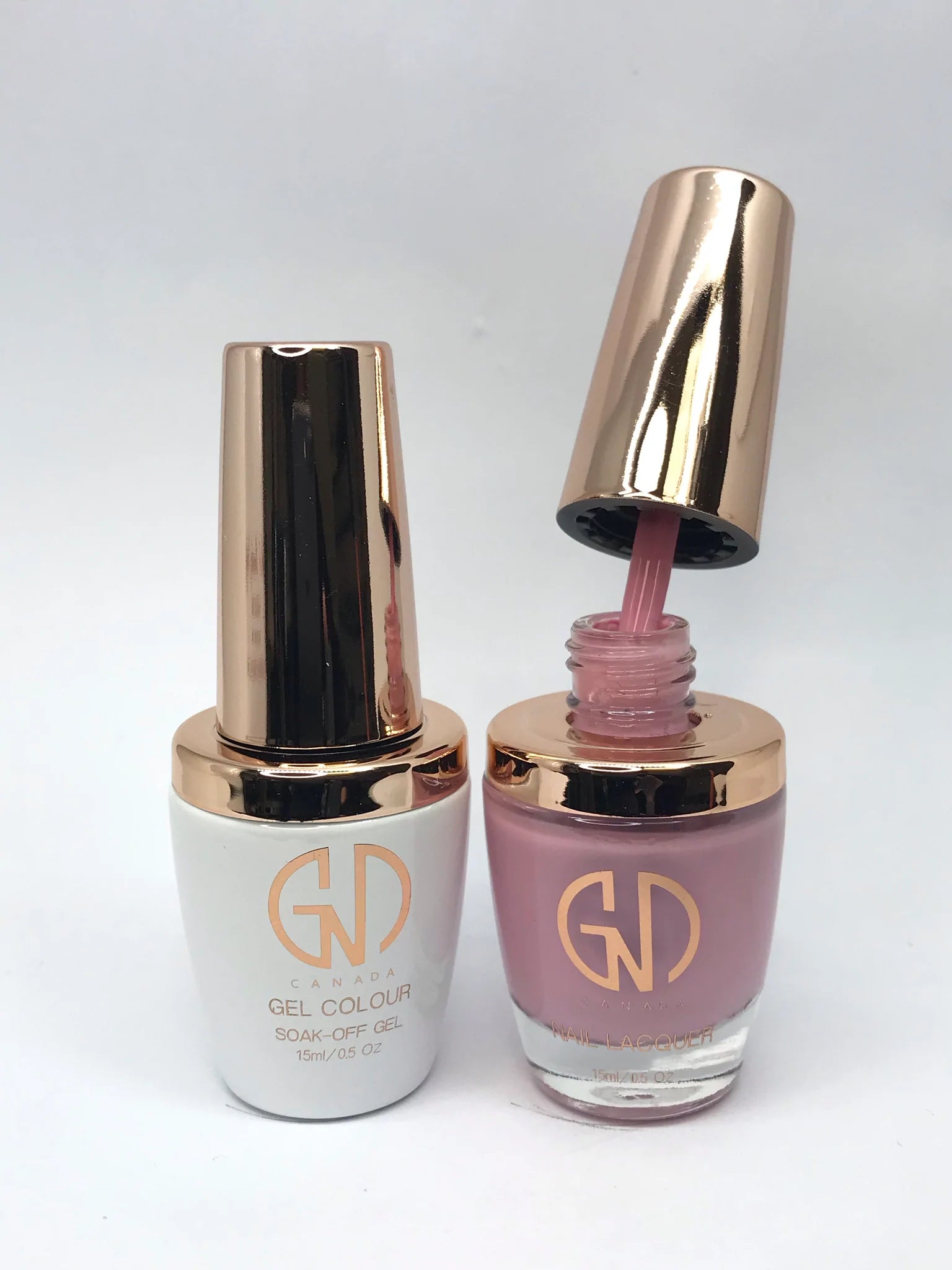 nail polish comet tail-GND Duo Gel & Lacquer 049 Xtine Pink