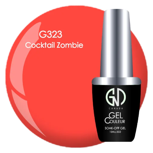 nail polish jazz blue-COCKTAIL ZOMBIE GND G323 ONE STEP GEL