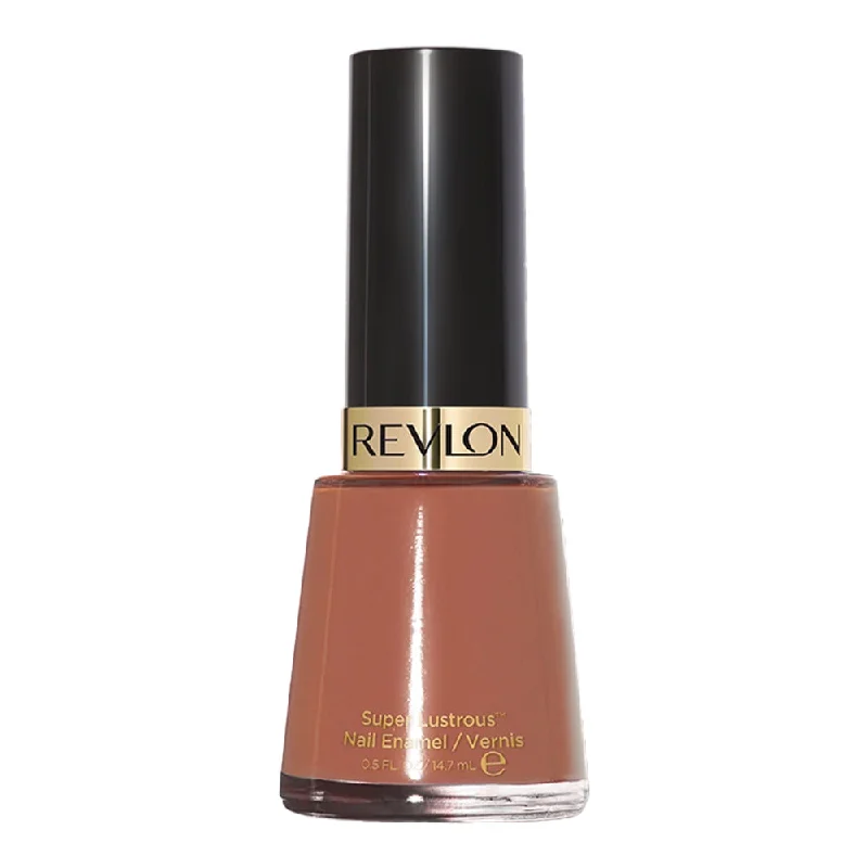 nail polish gloss high-Revlon Super Lustrous Nail Enamel 14.7ml 415 TOTALLY TOFFEE