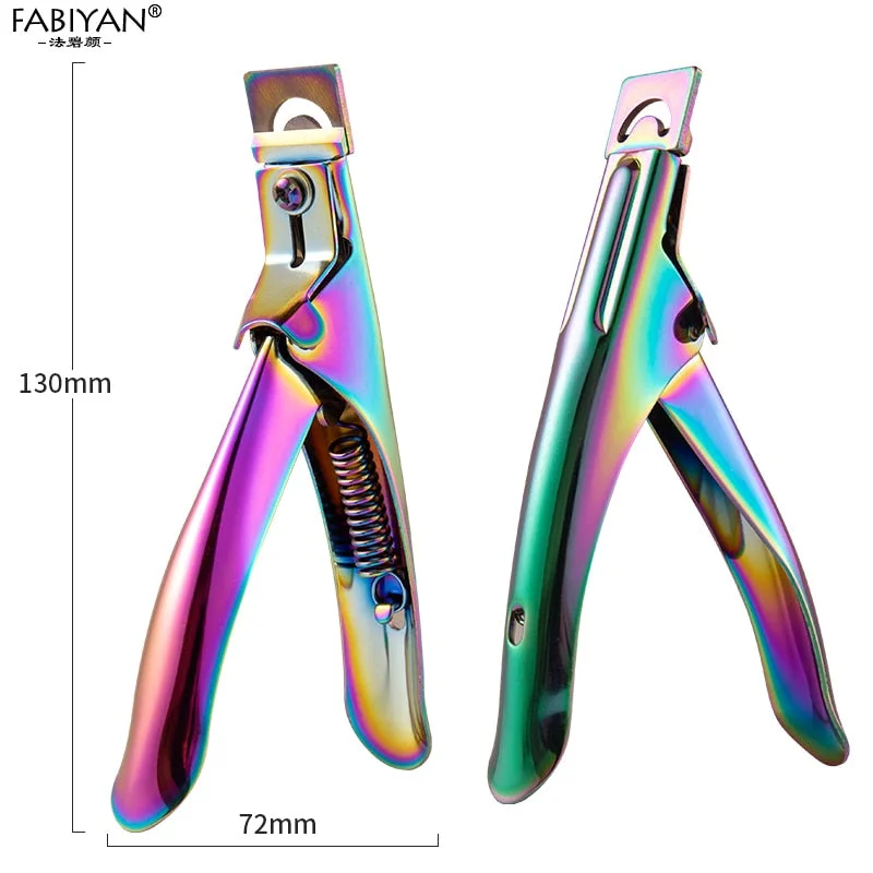 nail repair for nail freshness revival-Stainless Steel UV Gel Tips Clipper