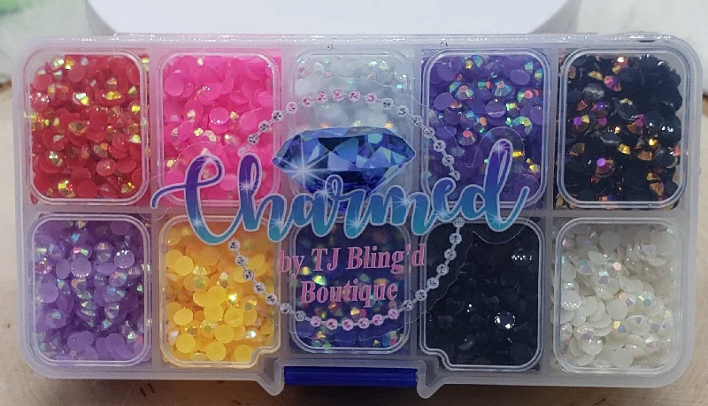 Nail rhinestone glow dusk-Phone Grip Jelly Rhinestone Mini Kit- 4mm