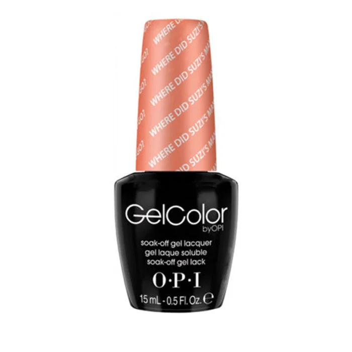 nail polish dumbbell shine-OPI GelColor Gel Polish GCA66 (15ml) Where Did Suzi's Man-go?