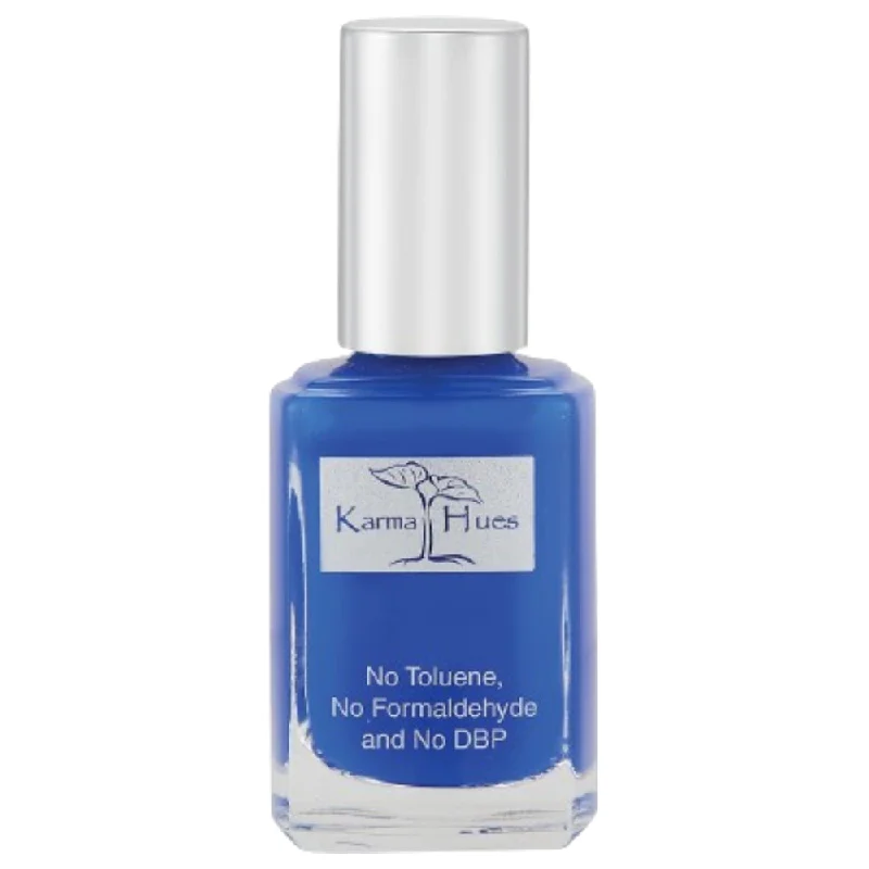 nail polish prop table-Karma Naturals Nail Polish Peacock Blue